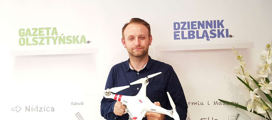 Rafał Wolak - założyciel szkoły operatorów dronów
