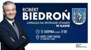 Spotkanie z Robertem Biedroniem w Iławie już 15 sierpnia!