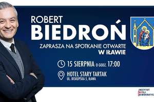 Spotkanie z Robertem Biedroniem w Iławie już 15 sierpnia!
