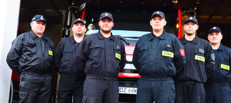 Szybka i sprawna akcja strażaków z OSP Lidzbark pozwoliła uratować życie człowiekowi