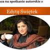 Spotkanie autorskie z Edytą Świętek w nowomiejskiej bibliotece
