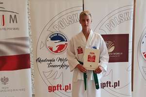 Trzynastoletni Olek, zawodnik taekwon-do z Nowego Miasta, wystartuje w Dubrowniku na Mistrzostwach Europy 
