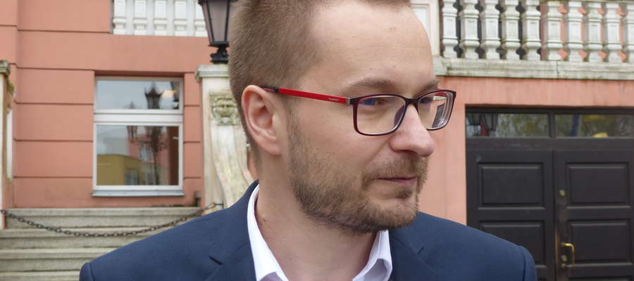 Dawid Kopaczewski jest czwartym kandydatem na burmistrza Iławy