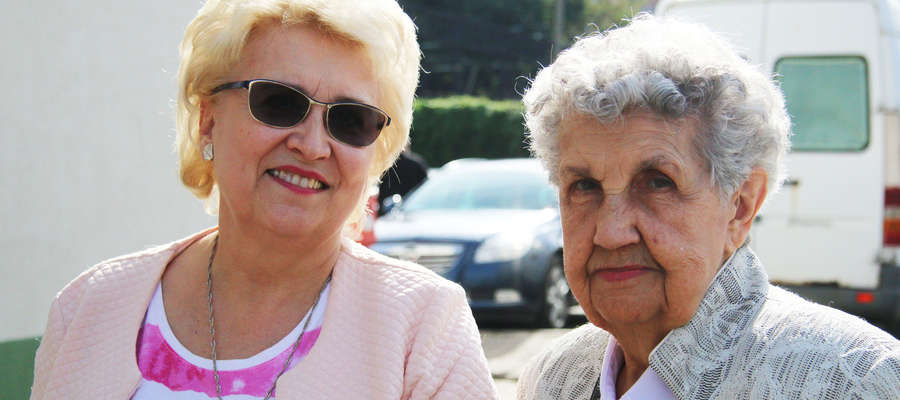 Od lewej:  Barbara Nejranowska i Jadwiga Walenda