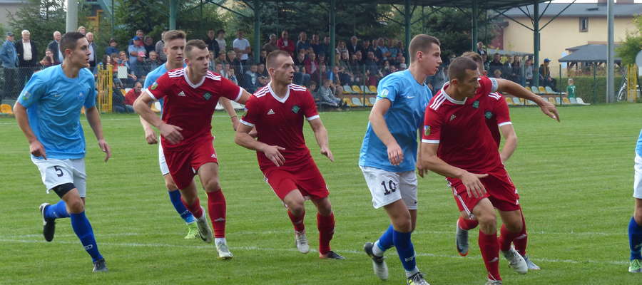 Zdjęcie ilustracyjne, mecz GKS Wikielec — Unia Susz z poprzedniej kolejki IV ligi