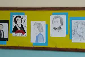 ,,Portret Fryderyka Chopina” - konkurs plastyczny w szkole w Mrocznie