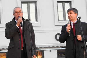Debata wyborcza w PDK-u i spotkanie na placu Daszyńskiego