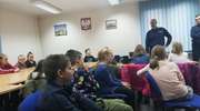 Wizyta uczniów w Komisariacie Policji w Ornecie