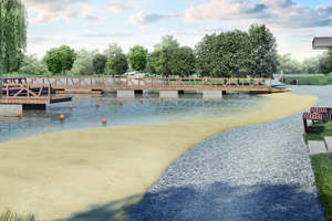 Plaża „Szyjka” w Olecku stanie się atrakcyjnym miejscem wypoczynku