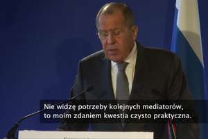 Szef MSZ Rosji o incydencie w Cieśninie Kerczeńskiej: Dalsze mediacje niepotrzebne. A. Merkel dzwoniła do W. Putina w tej sprawie i osiągnęli pewne porozumienie