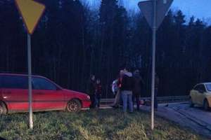 Motorowerzysta ranny w wypadku pod Oleckiem