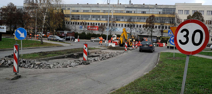 Budowa ronda przy ul. Kościuszki i Królewieckiej