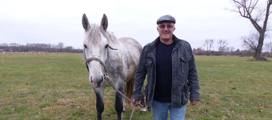 Zdzisław Śliwka kocha konie