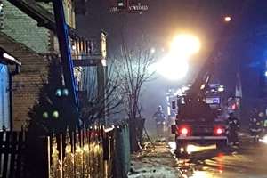Pożar mieszkania w Bolejnach. Kilkugodzinna akcja strażaków zakończona