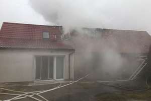 Pożar budynku gospodarczego w Morągu. Straty wynoszą 60 tys. złotych
