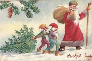 Kartki świąteczne z kredensu. ZOBACZ GALERIĘ DAWNYCH POCZTÓWEK