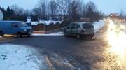 Zderzenie trzech samochodów. Jedna osoba trafiła do szpitala