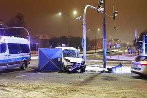 Śmiertelny wypadek w Olsztynie. Nie żyje młody kierowca [ZDJĘCIA, VIDEO]