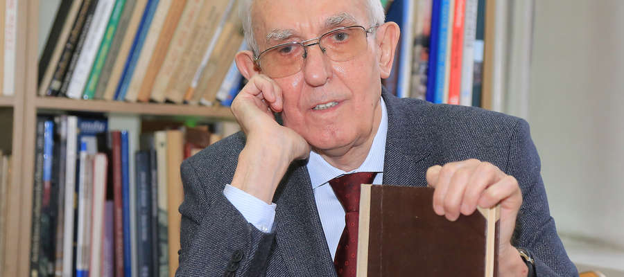 Dr Jan Chłosta, znawca historii Warmii i "Gazety Olsztyńskiej"