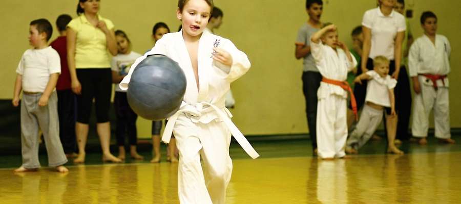 Zimowa Akademia Karate ma już długą tradycję. Tu uczestnik zajęć w 2012 roku
