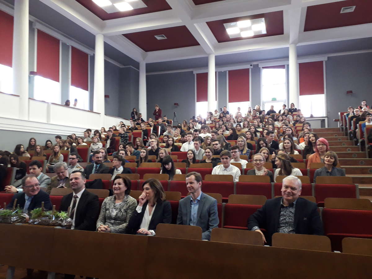 Aula im. prof. Gotowca pełna ludzi