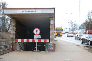 Tunel łączący Zatorze z centrum Olsztyna zamknięty do odwołania [SONDA]