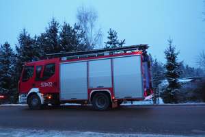 Zderzenie dwóch aut pod Strzegowem