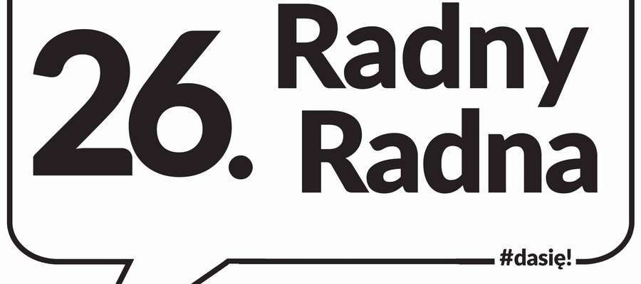 Logo akcji „26 Radny"