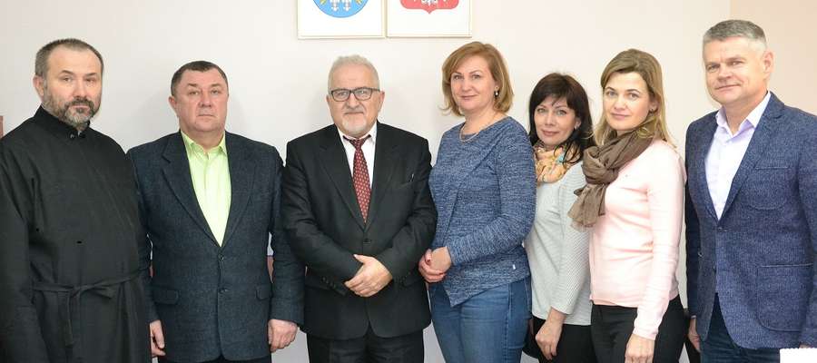Inicjatorem spotkania był Marek Borkowski, przewodniczący rady powiatu (pierwszy z prawej)