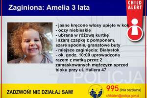 Trzyletnia Amelka nadal poszukiwana