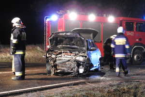 Wypadek na drodze krajowej nr 15 w Nielbarku
