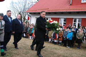 Prezydent Andrzej Duda z wizytą w Chełchach