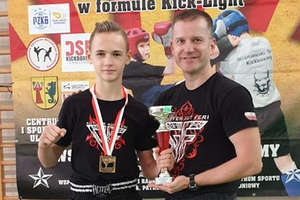 Zawodnik Gladiusa Ostróda mistrzem Polski kadetów w kickboxingu