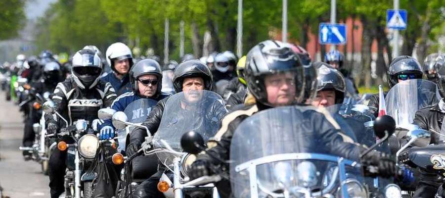 Ubiegłoroczna parada motocykli w Elblągu