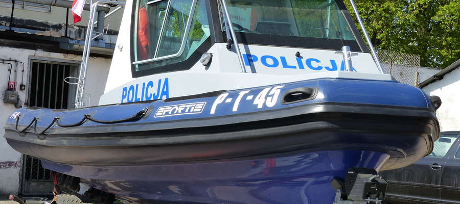 Nowa łódź trafi do policyjnych wodniaków z Rucianego-Nidy