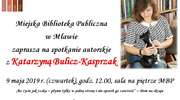 Spotkanie z Katarzyną Bulicz-Kasprzak