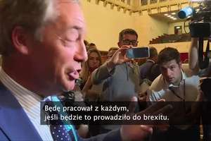 N. Farage: Wyborcy chcą, aby bezumowny brexit został ponownie rozważony i przedstawiony jako element negocjacji