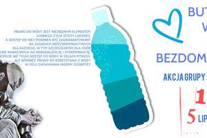 Akcja „Butelka wody dla bezdomnych"