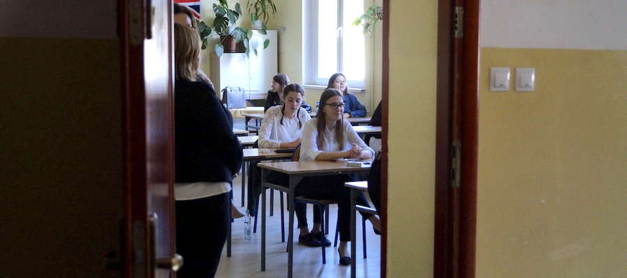 Abiturienci III LO przed egzaminem maturalnym