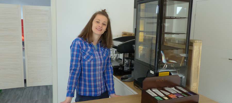 Pani Magda jest osobą otwartą i ma ciekawe plany związane z rozwinięciem oferty swojej kawiarni