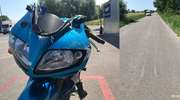 Dzik wtargnął na drogę, motocyklistka trafiła do szpitala
