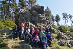 Wycieczka Szkolnego Koła PTTK „Kompas”  w Góry Sowie