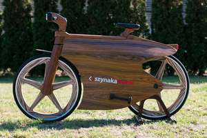 Drewniany rower Szynaka Meble w nietypowym konkursie. Głosujemy!