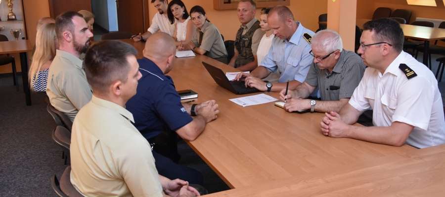 Spotkanie poświęcone bezpieczeństwu odbyło się w siedzibie KP PSP Ostróda