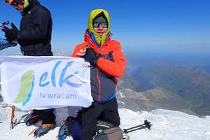 Elbrus zdobyty! Ełczanin na najwyższym szczycie Kaukazu