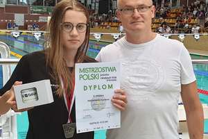 Karolina Piechowicz - 14-letni pływacki talent ze Szczytna