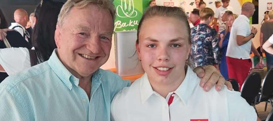 Daria Siemińska z Andrzejem Supronem jeszcze w Warszawie