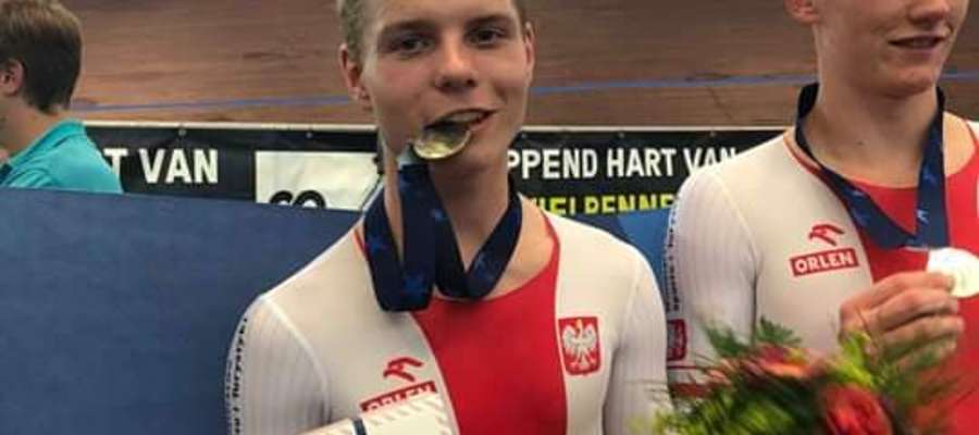 Szymon Welens został wicemistrzem Europy juniorów w sprincie drużynowym