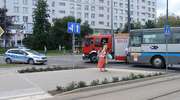 Potrącenie na przejściu w Olsztynie. W kobietę uderzył autobus [ZDJĘCIA]