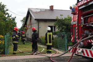 Pożar domu mieszkalnego w Rumoce 